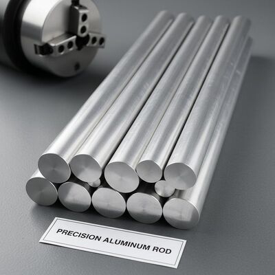 Precision Solid Round Aluminum Rod ±0.1mm Tolerance High Corrosion Resistance for CNC Machining