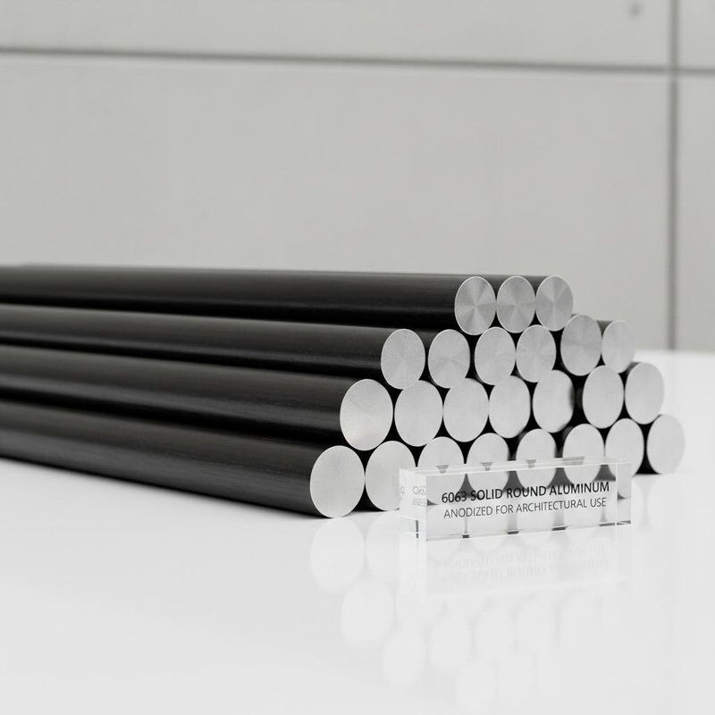 Anodized Rod Anodized 6063 Aluminum Rod for Architectural Use