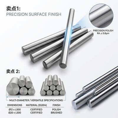 NDT Tested 304 (1.4301) Stainless Steel Seamless Pipe with 6-813mm Outer Diameter for Boiler IBR