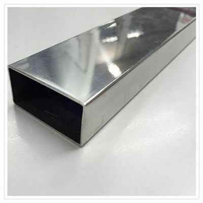 Hot Expanded Stainless Steel Rectangular Tube Cold Rolled Thickness 0.15mm-6mm BA 2B Polished Pickling for Construction