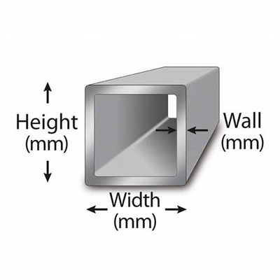 Cold Drawn Technique Stainless Steel Rectangular Tube with Superior