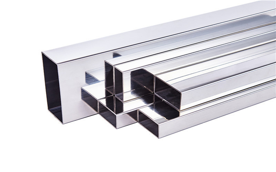 Slit Edge Stainless Steel Rectangular Tube 5*5-150*150 Mm Sliver