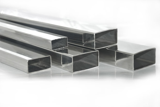 Slit Edge Stainless Steel Rectangular Tube 5*5-150*150 Mm Sliver