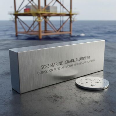 5083 Marine Grade Aluminum Bar Corrosion Resistant For Offshore Applications