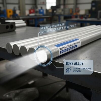6013-T6 Round Aluminum Bar Weldable Aerospace Al-Mg-Si-Cu Alloy Higher Strength Than 6061 For Fuselage Frame Parts