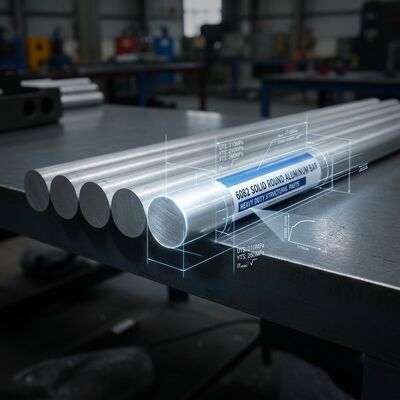 5754-H112 Round Aluminum Bar Marine Chemical Grade Al-Mg Alloy Excellent Weldability For Shipbuilding Applications
