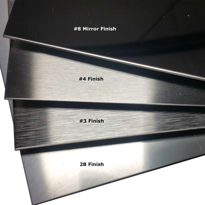 SS316L AISI Stainless Steel Flat Sheet 40mm 1100mm 4